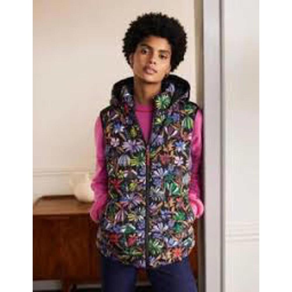 Boden Reversible Puffer Vest - Size 4